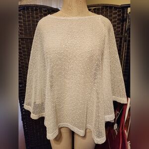 Elegant White Sweater W BY WORTH